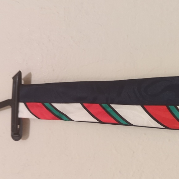 Creative apparel blue candy cane tie - Picture 5 of 5